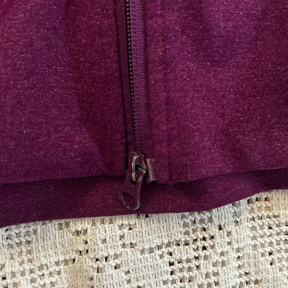 Women's lululemon purple zip up sweater Size 10 - Picture 3 of 5